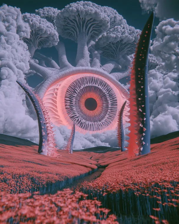 Crimson Pillars